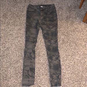 Camo jeans.